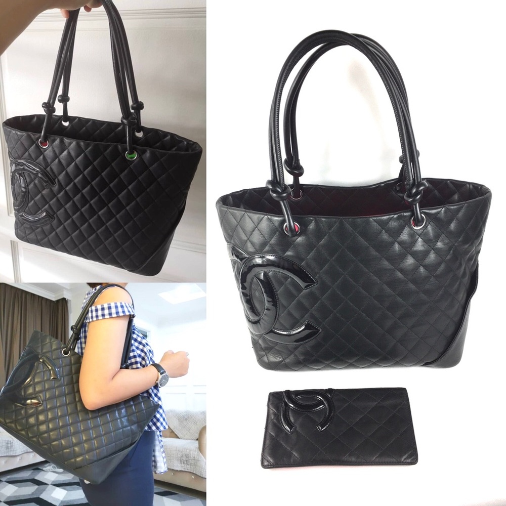 🌷RARE🌷Cambon zipper tote chanel